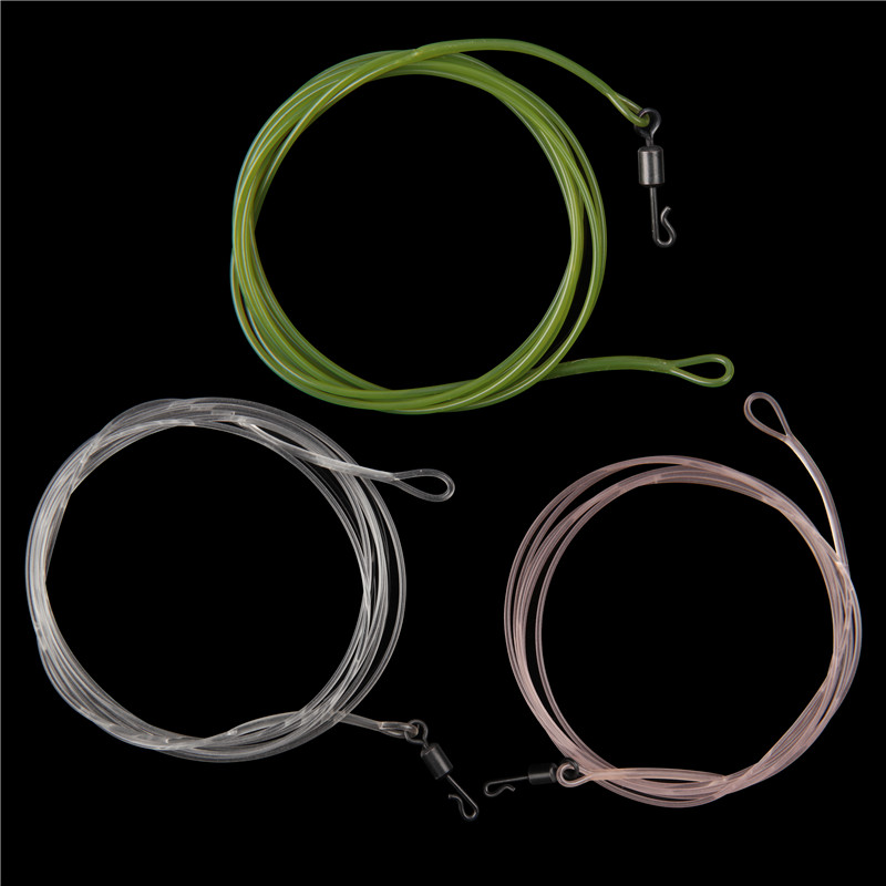 Fluorocarbon Line - 3 قطعة/5 قطعة 40LB الكارب الصيد