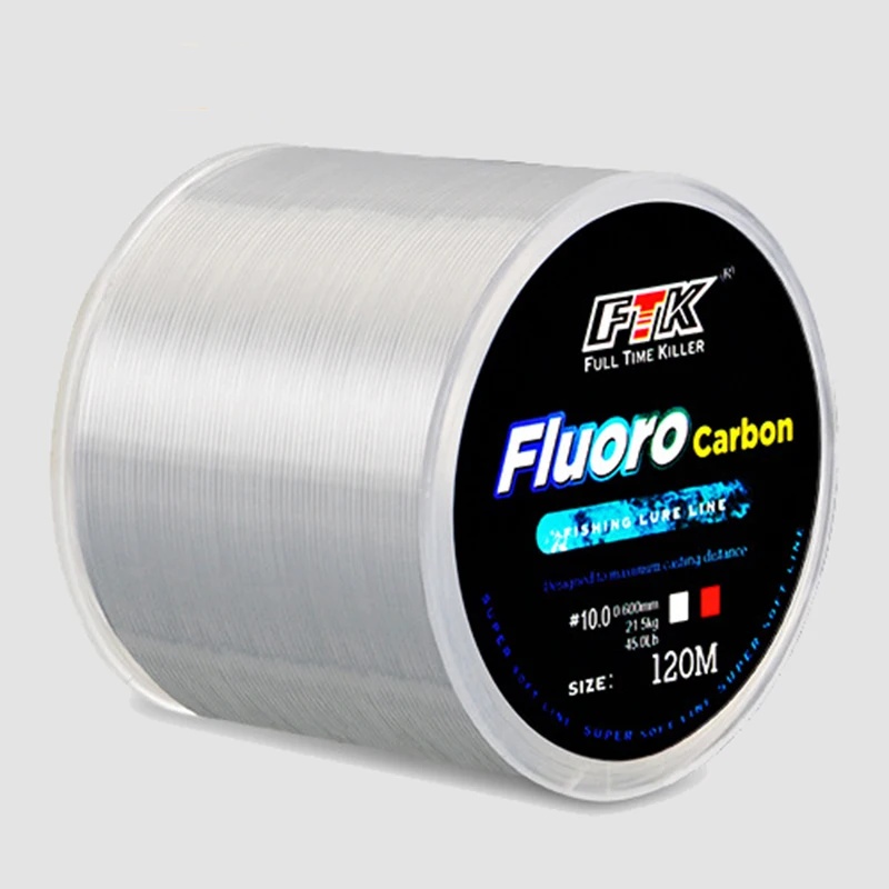 Fluorocarbon Line - 120 متر خيط صنارة الصيد 0.14