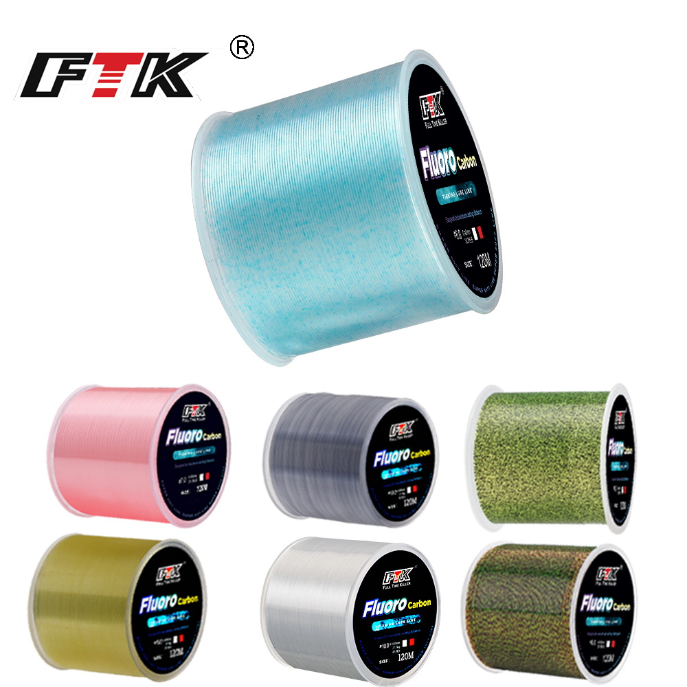 Fluorocarbon Line - FTK 120 متر خيط صنارة الصيد