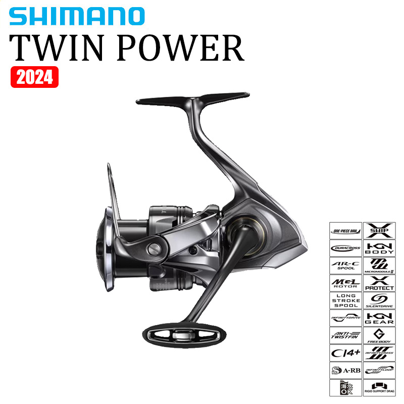 SHIMANO 2024 TWINPOWER بكرة غز - مراجعة Shimano Reel Sustain وسعره
