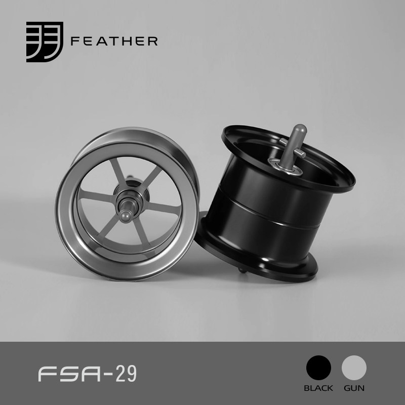 بكرة صيد معدلة من FEATHER لـ C - مراجعة Fluorocarbon Line وسعره