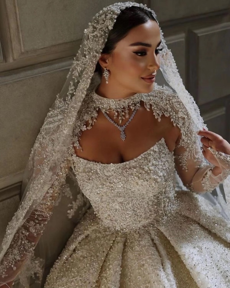 فستان زفاف مخصص بتصميم فستان ا - مراجعة Copolymer Line وسعره
