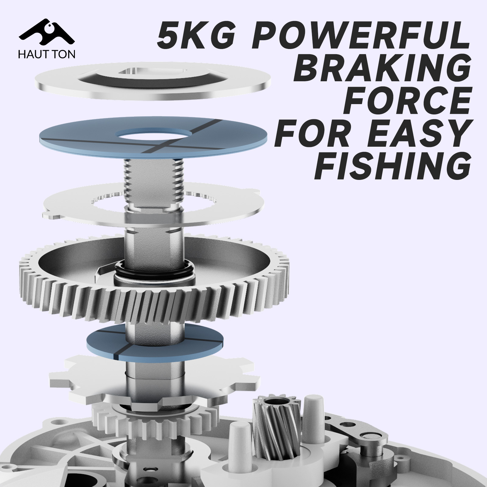 HAUT TON AP200 G بكرة صيد خفيف - مراجعة Kastking Reel Zephyr وسعره